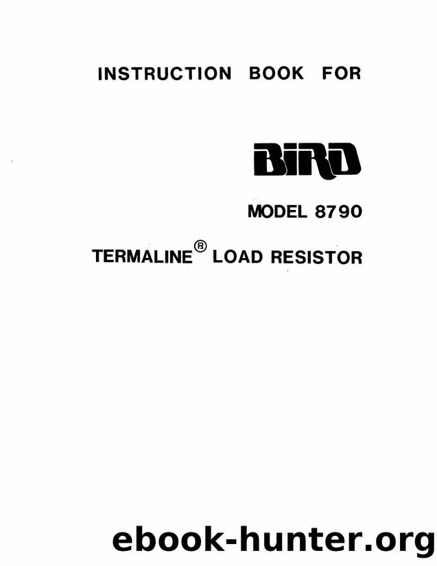 BIRD 8790 Termaline Load Resistor WW by Unknown