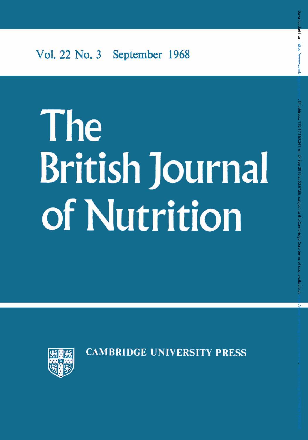 BJN volume 22 issue 3 Cover and Front matter by Unknown