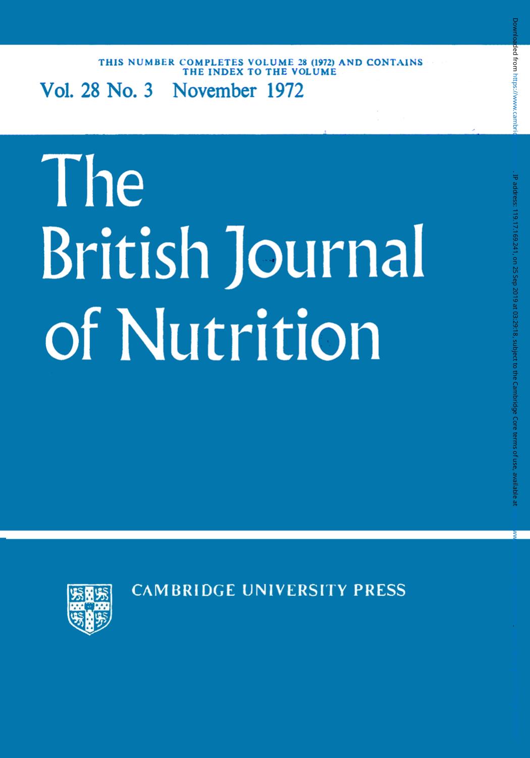 BJN volume 28 issue 3 Cover and Front matter by Unknown