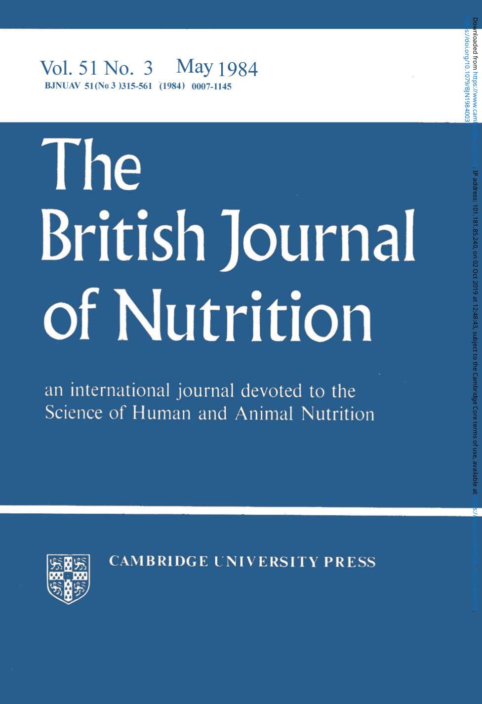 BJN volume 51 issue 3 Cover and Front matter by Unknown