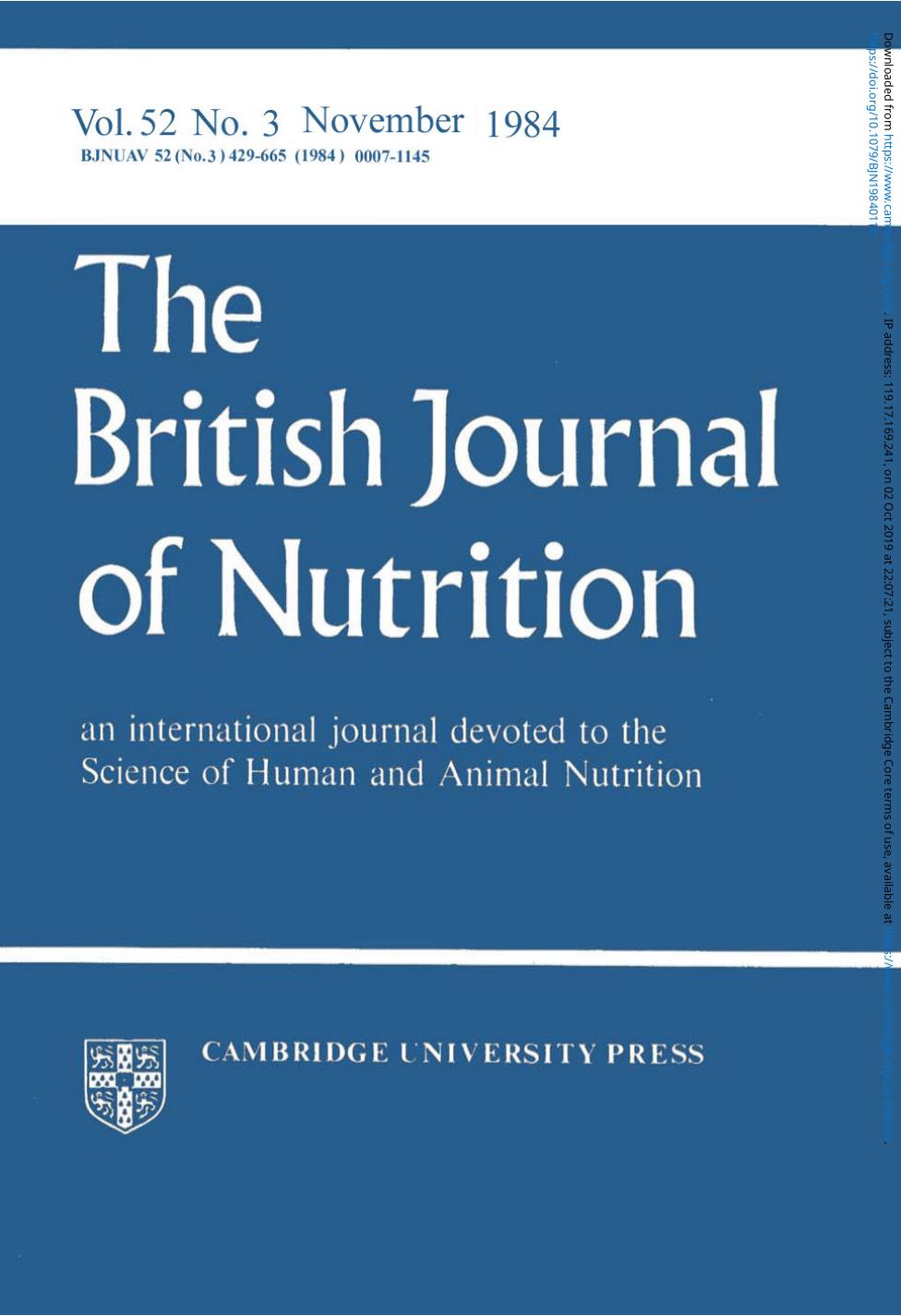 BJN volume 52 issue 3 Cover and Front matter by Unknown