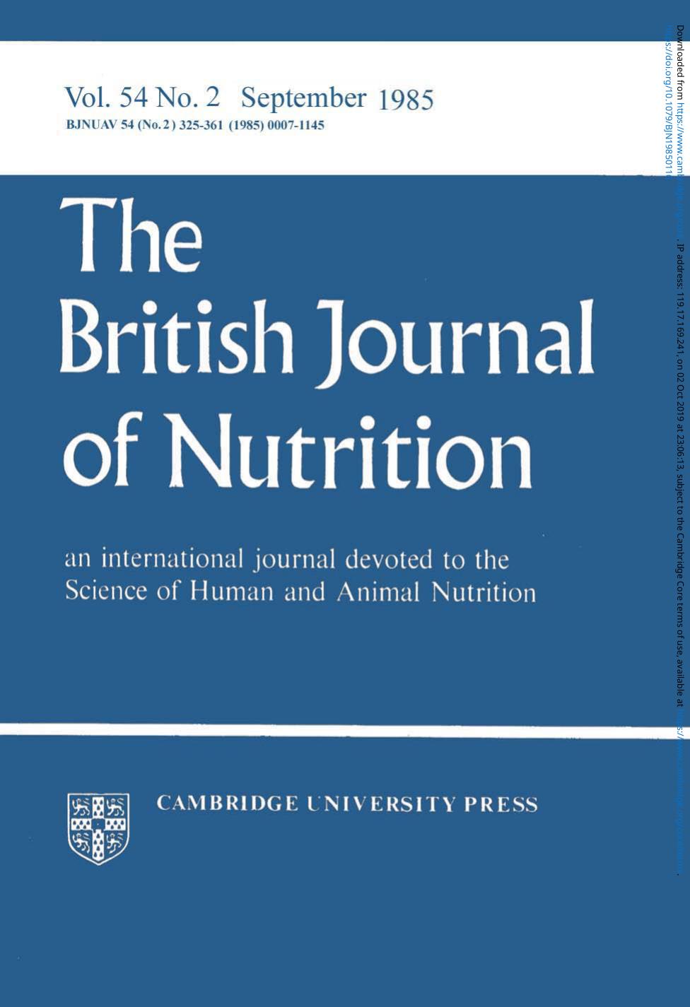 BJN volume 54 issue 2 Cover and Front matter by Unknown