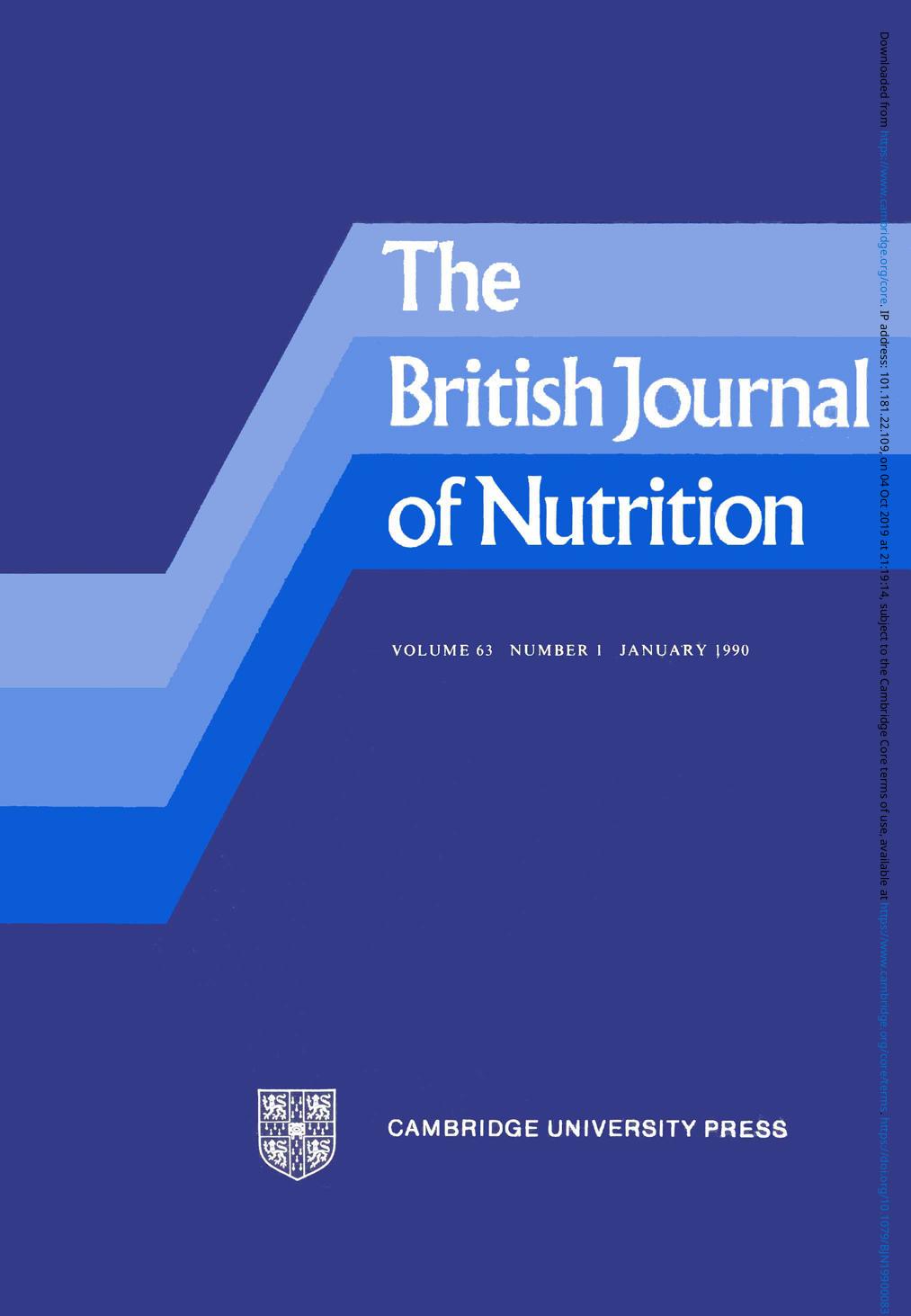 BJN volume 63 issue 1 Cover and Front matter by Unknown