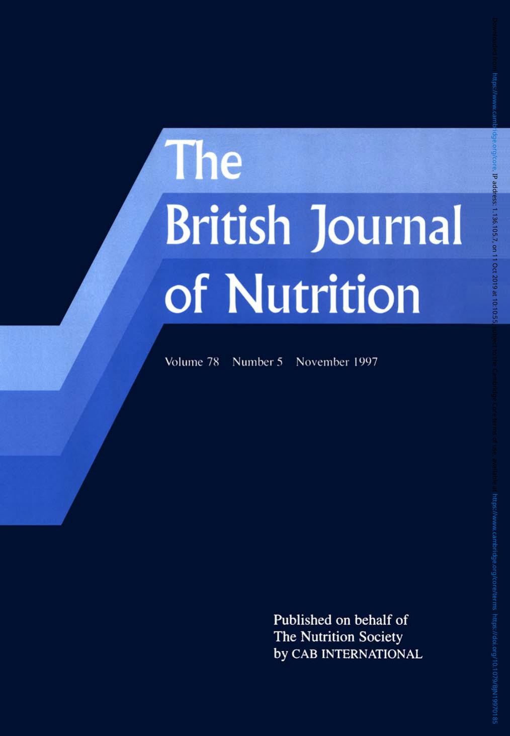 BJN volume 78 issue 5 Cover and Front matter by Unknown