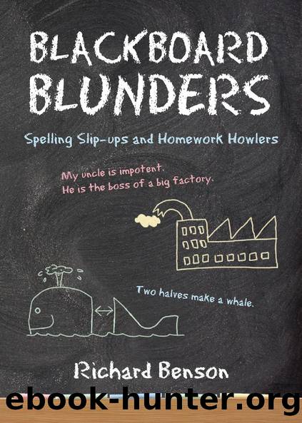 BLACKBOARD BLUNDERS by Richard Benson