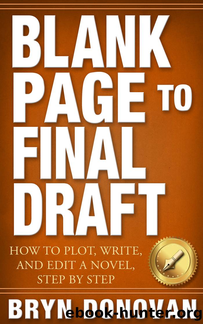 BLANK PAGE TO FINAL DRAFT by Bryn Donovan