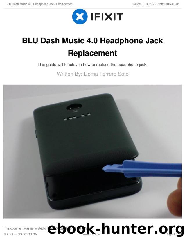 BLU Dash Music 4.0 Headphone Jack Replacement by Unknown