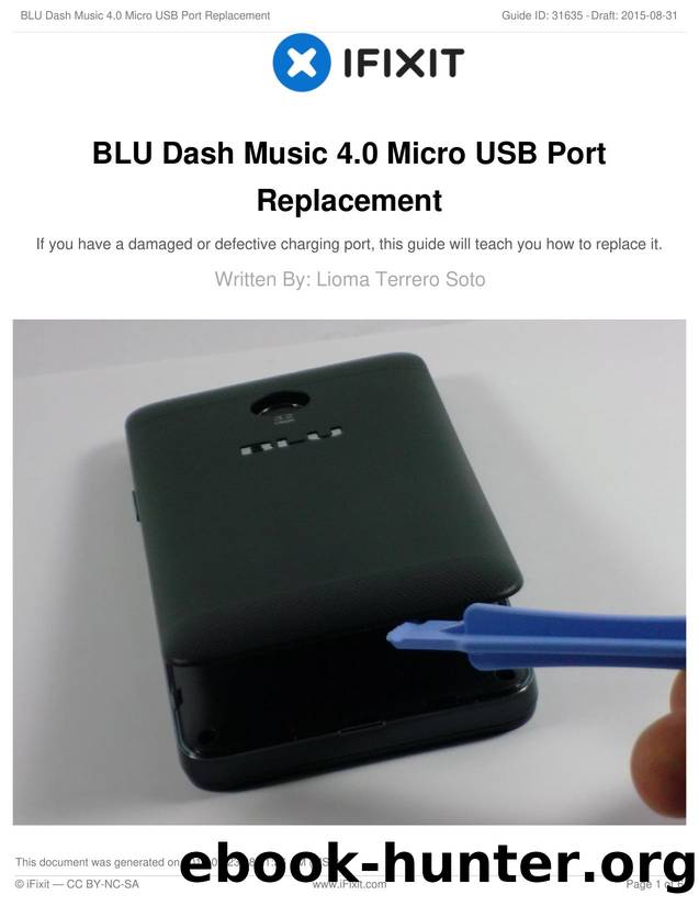 BLU Dash Music 4.0 Micro USB Port Replacement by Unknown