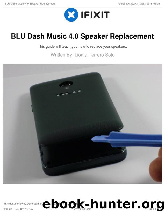 BLU Dash Music 4.0 Speaker Replacement by Unknown