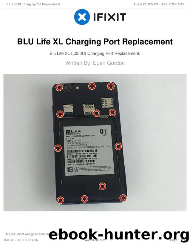 BLU Life XL Charging Port Replacement by Unknown