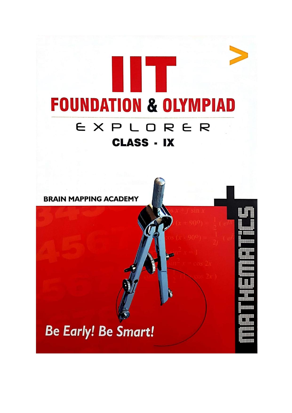 BMA Math Class 9 Part 2 from Permutation Combination Standard IX IIT JEE Foundation and Olympiad Explorer Mathematics from Brain Mapping Academy Hyderabad by BMA Brain Mapping Academy Hyderabad Teachers