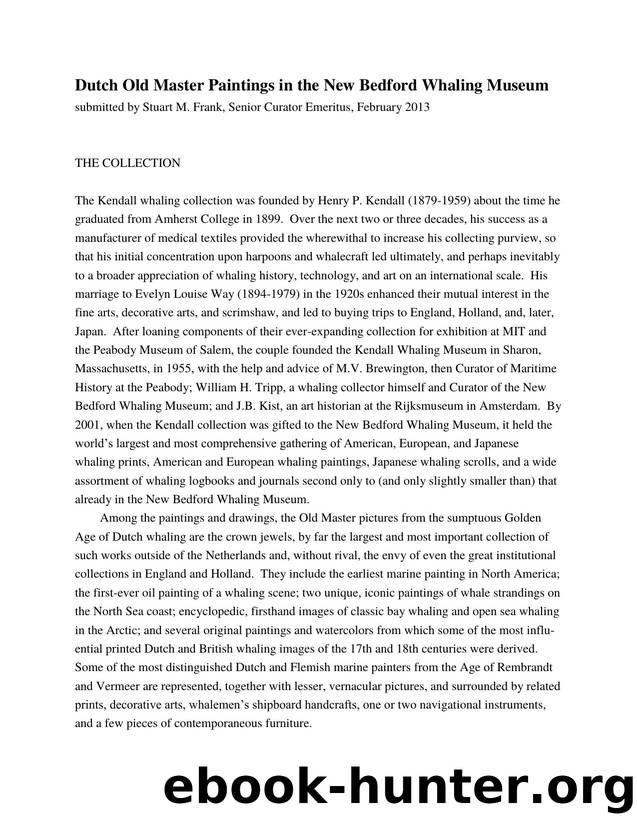 BOOK PROPOSAL by Stuart Frank