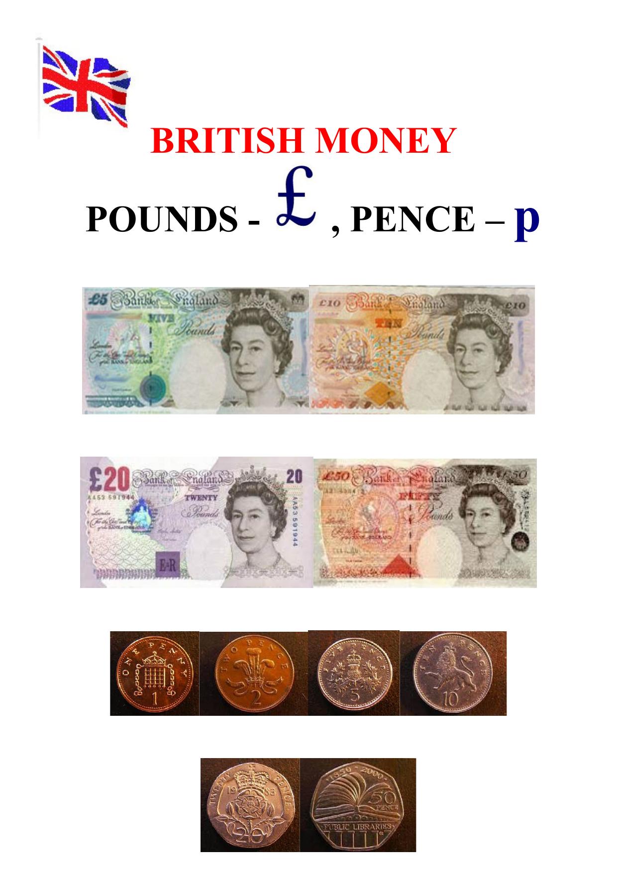 BRITISH MONEY by Organization