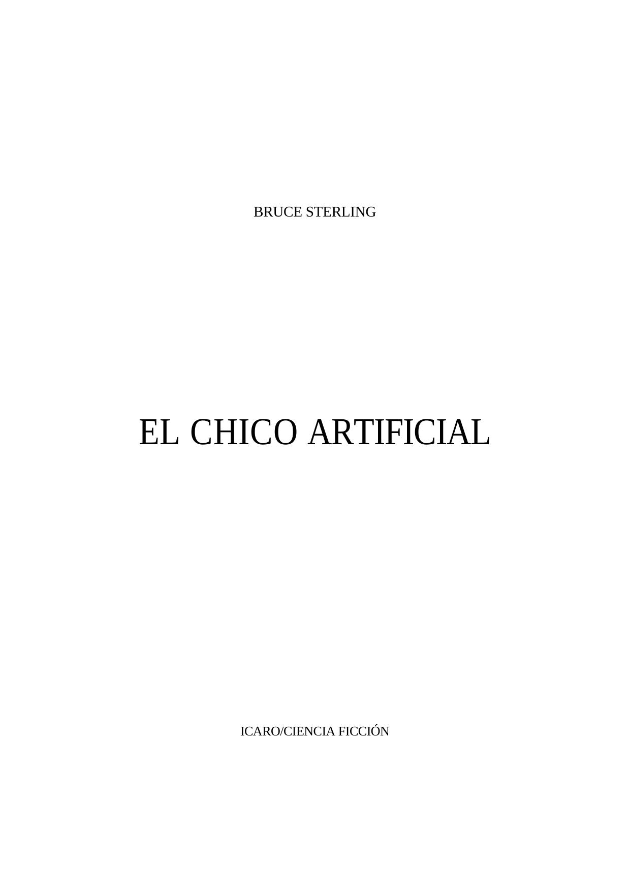 BRUCE STERLING by Carlos J. Piñero