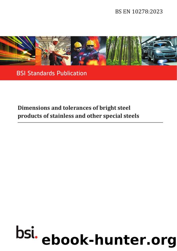 BS EN 10278:2023 by The British Standards Institution