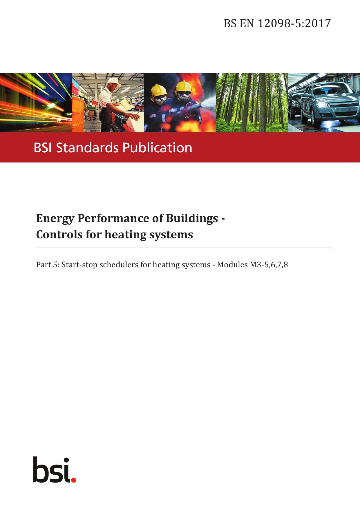 BS EN 12098-5:2017 by The British Standards Institution