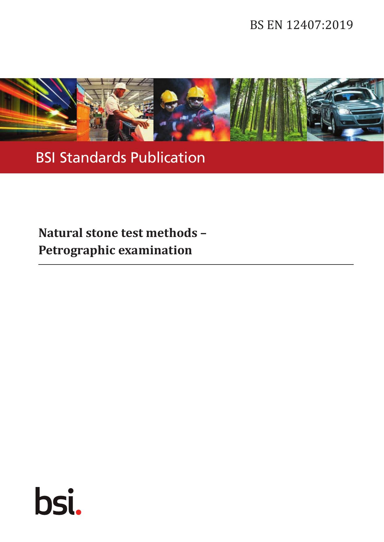 BS EN 12407:2019 by The British Standards Institution