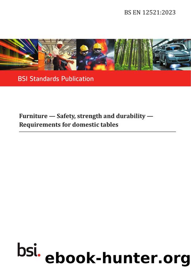 BS EN 12521:2023 by The British Standards Institution