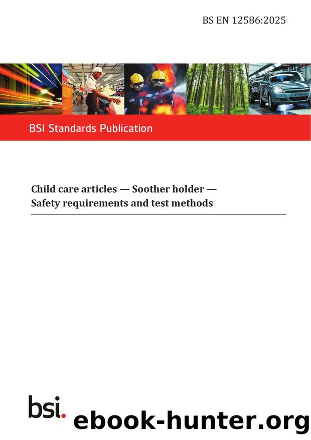 BS EN 12586:2025 by The British Standards Institution