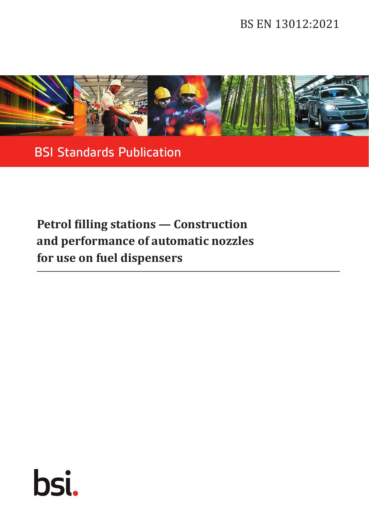BS EN 13012:2021 by The British Standards Institution