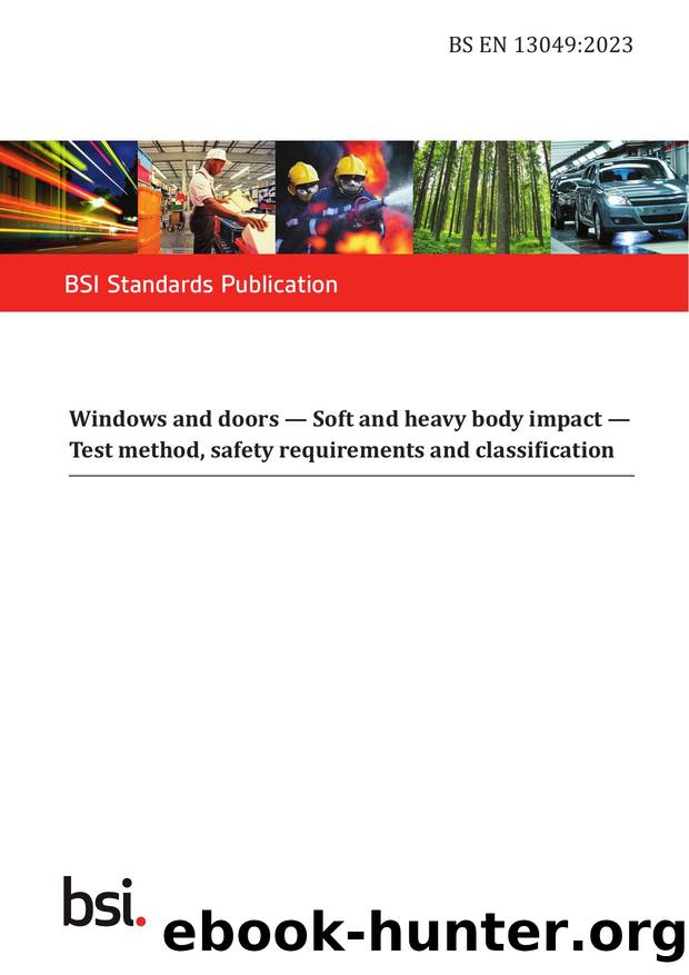 BS EN 13049:2023 by The British Standards Institution