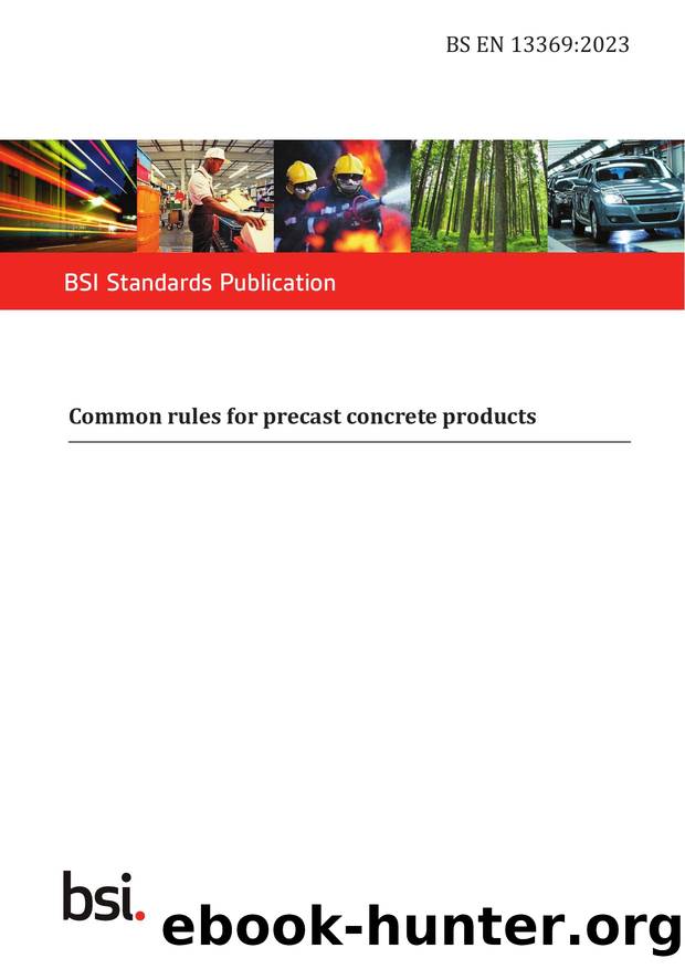 BS EN 13369:2023 by The British Standards Institution
