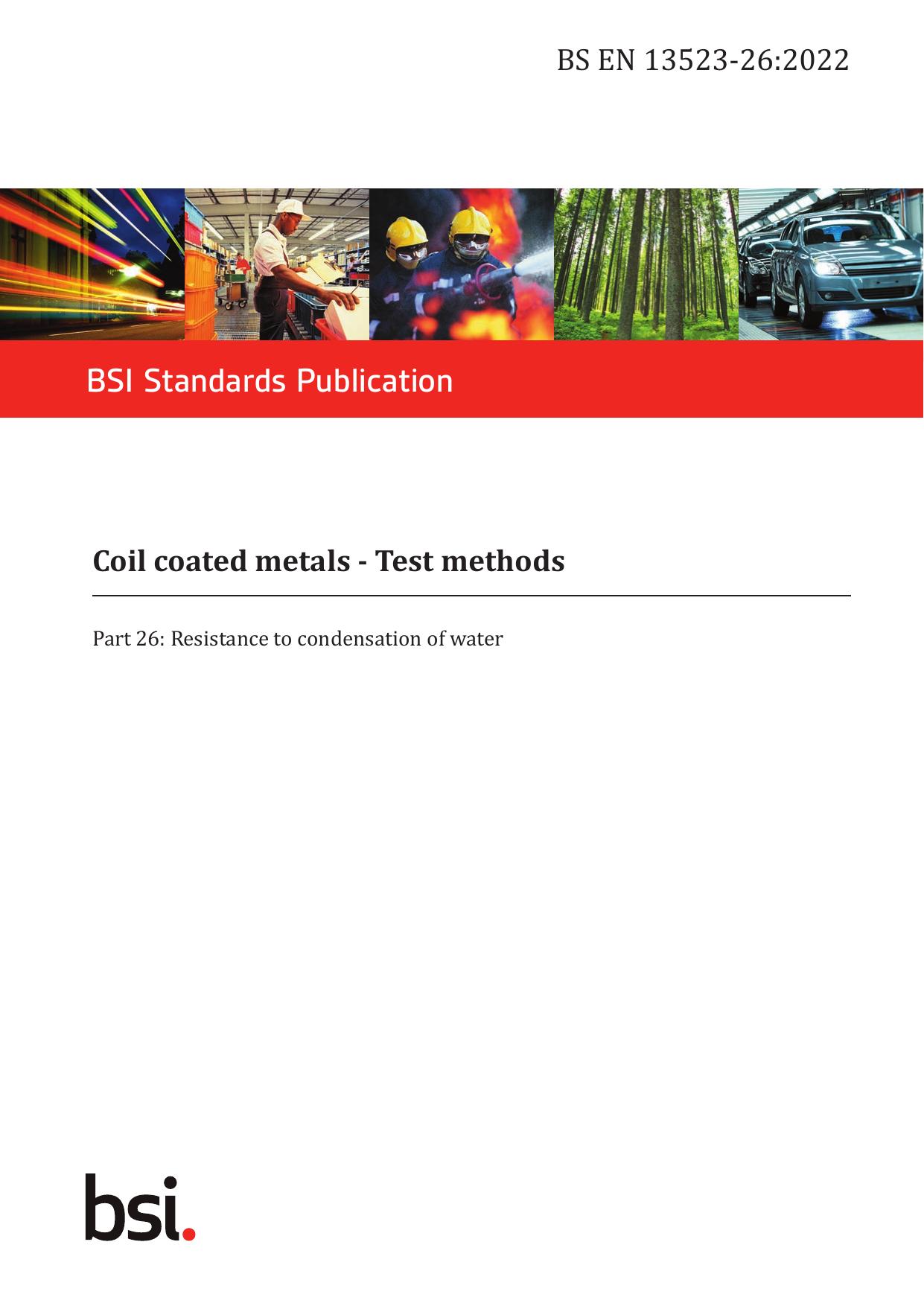 BS EN 13523-26:2022 by The British Standards Institution