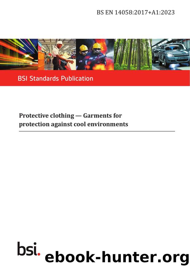 BS EN 14058:2017+A1:2023 by The British Standards Institution