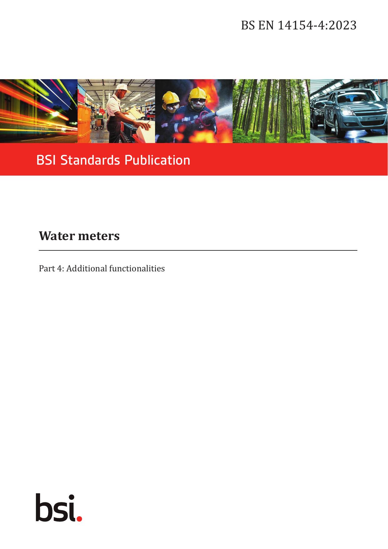 BS EN 14154-4:2023 by The British Standards Institution