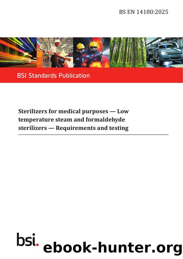 BS EN 14180:2025 by The British Standards Institution