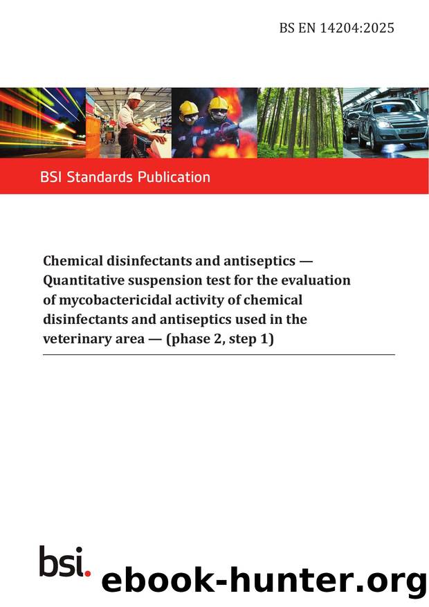 BS EN 14204:2025 by The British Standards Institution