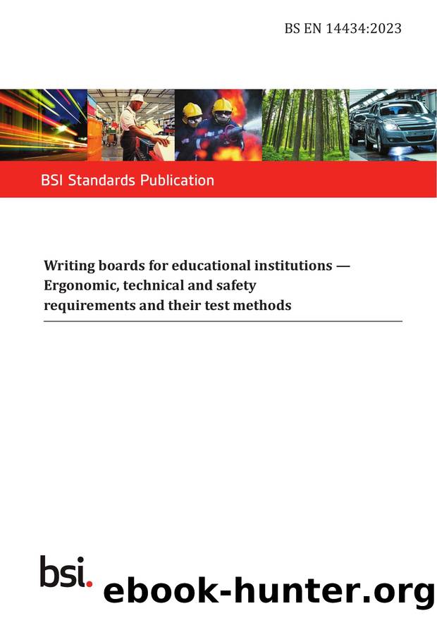 BS EN 14434:2023 by The British Standards Institution