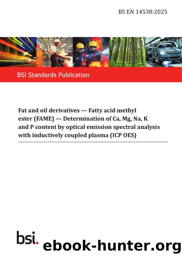 BS EN 14538:2025 by The British Standards Institution