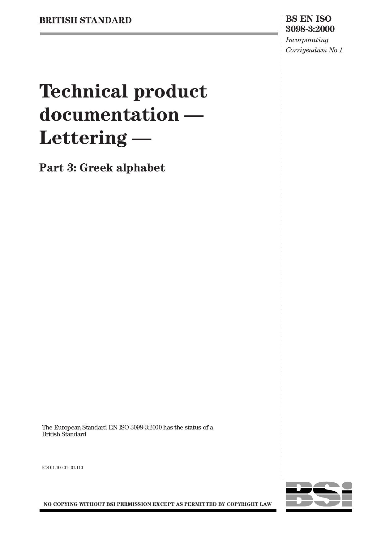 BS EN ISO 03098-3-2000 by Unknown