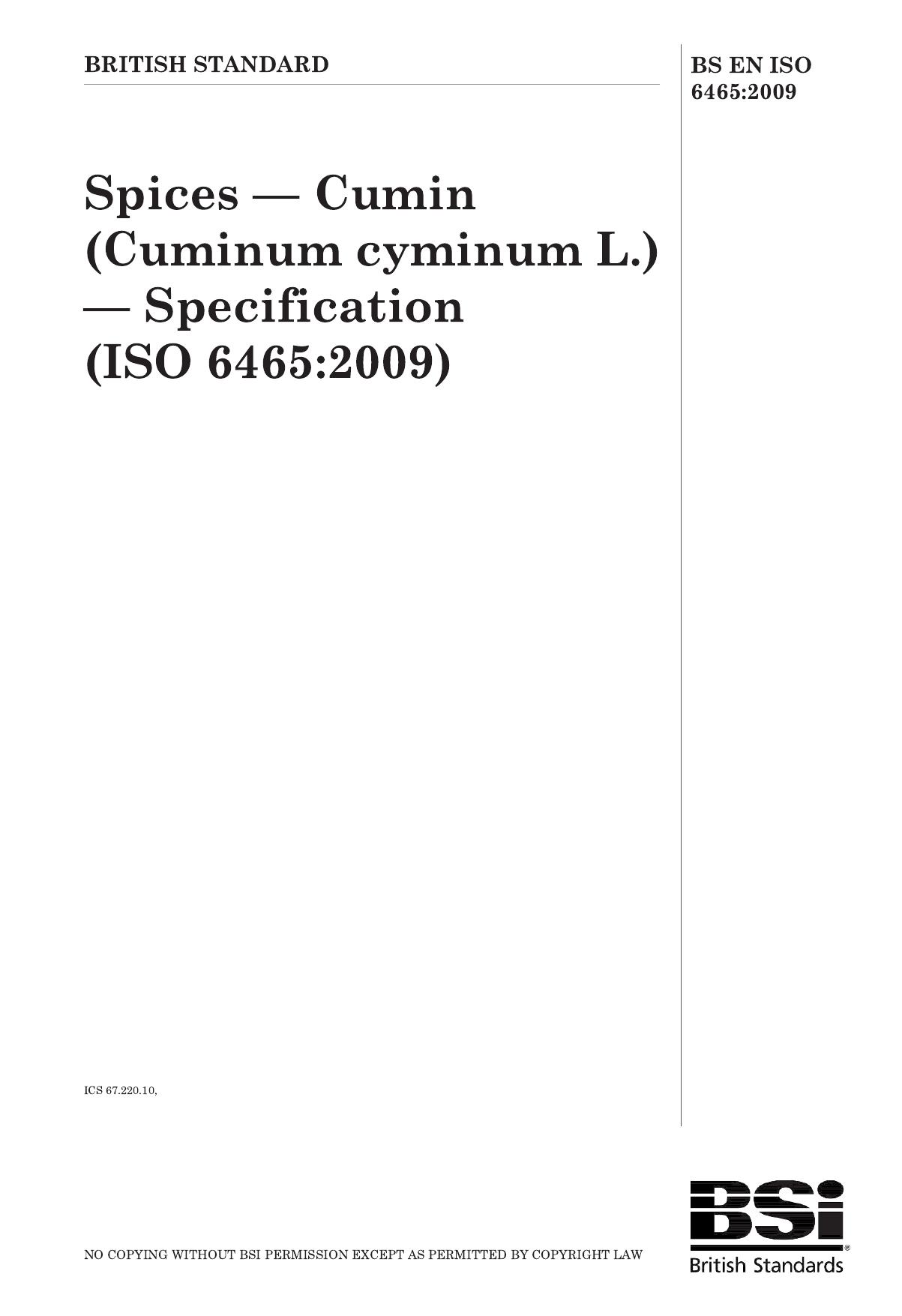 BS EN ISO 06465-2009 by Unknown