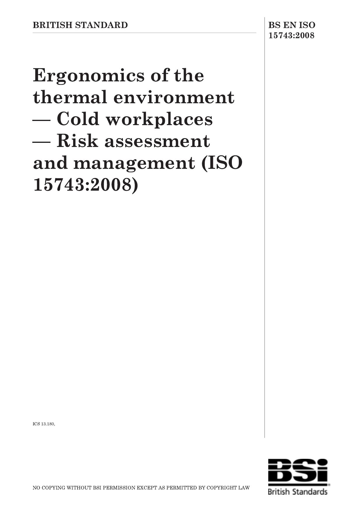 BS EN ISO 15743-2008 by Unknown