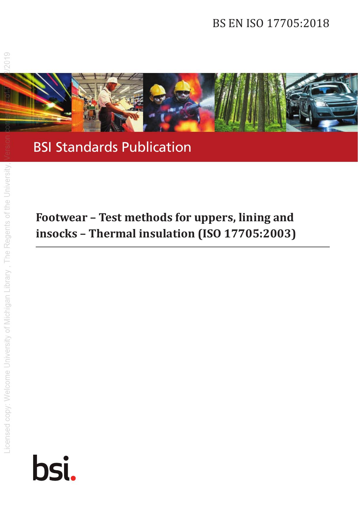 BS EN ISO 17705:2018 by The British Standards Institution