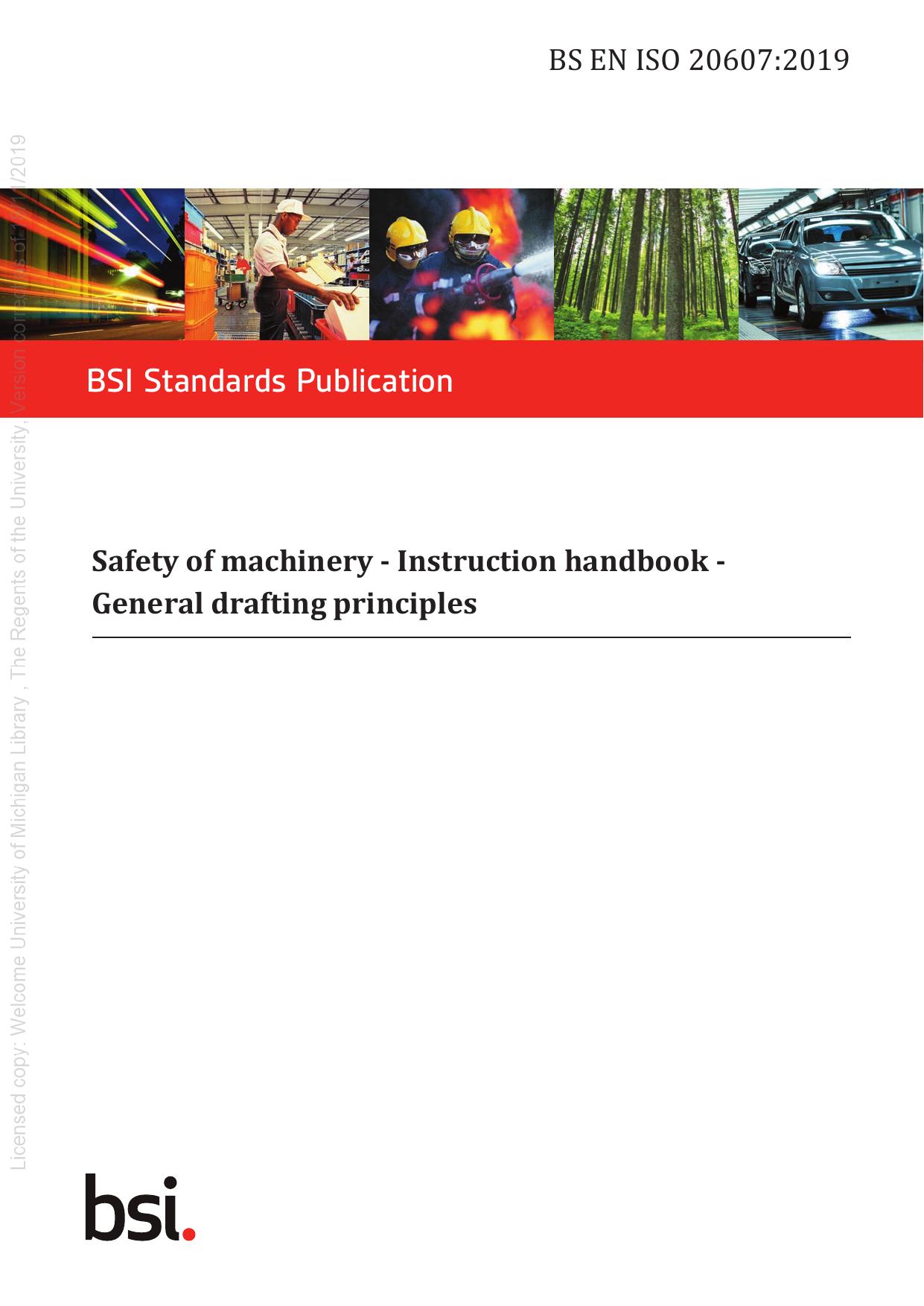 BS EN ISO 20607:2019 by The British Standards Institution