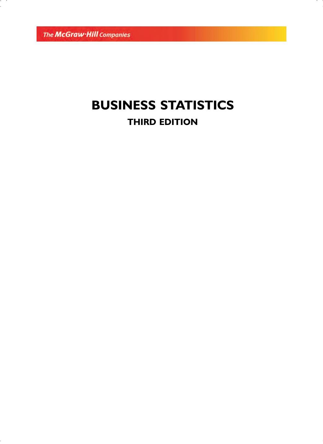 BUSINESS STATISTICS 3 E BERI by Unknown