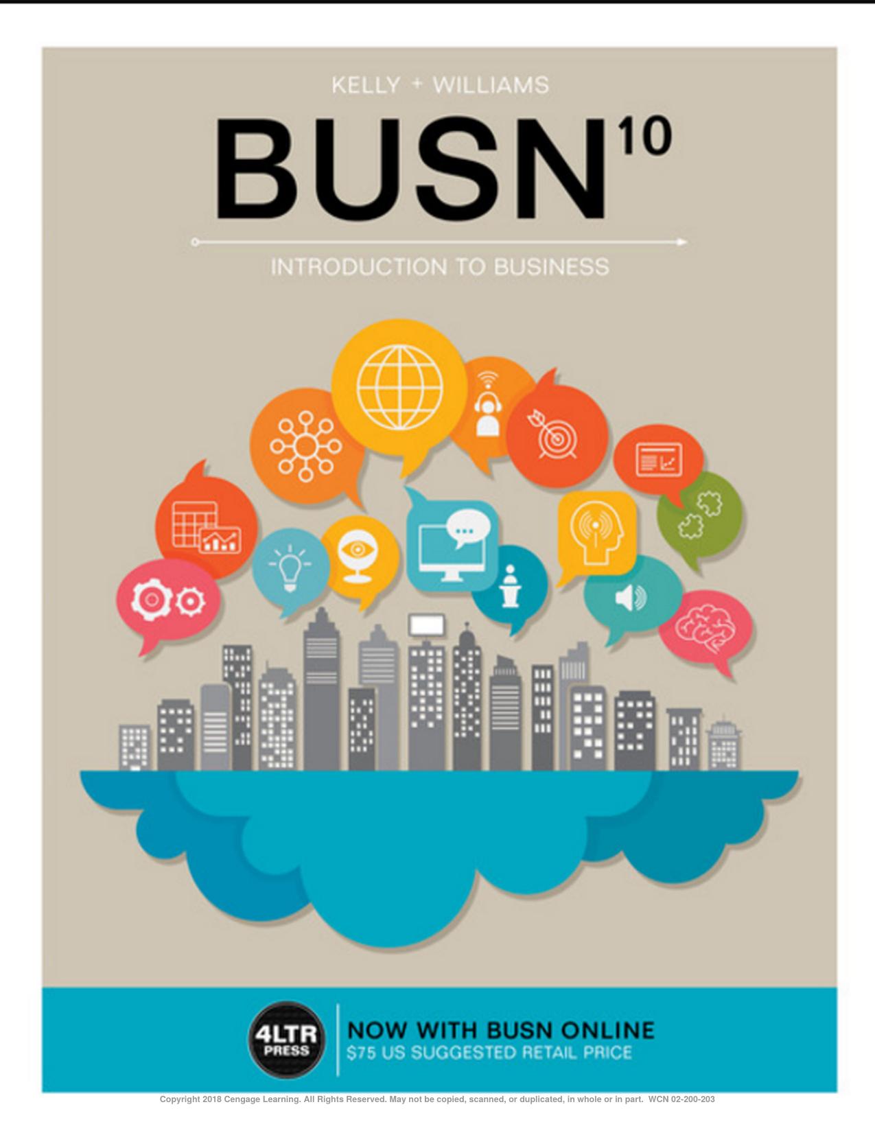 BUSN10 Introduction to Business-South-Western College Pub (2017) by Unknown