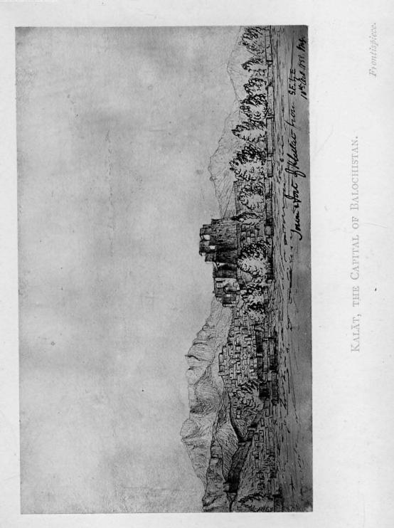 BY A.W. Hughes, Hughes A.W. - The country of balochistan by 1877