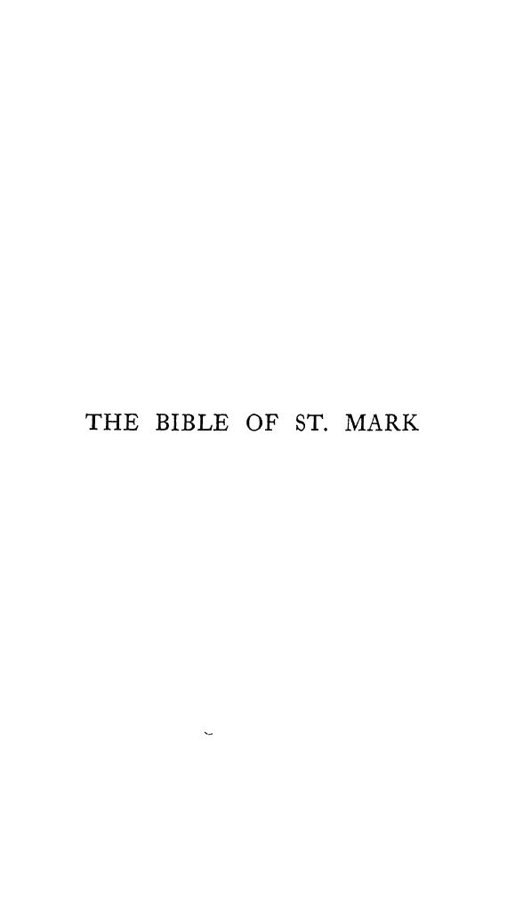 BY Alexander Robertson - The bible of st. mark by 1898