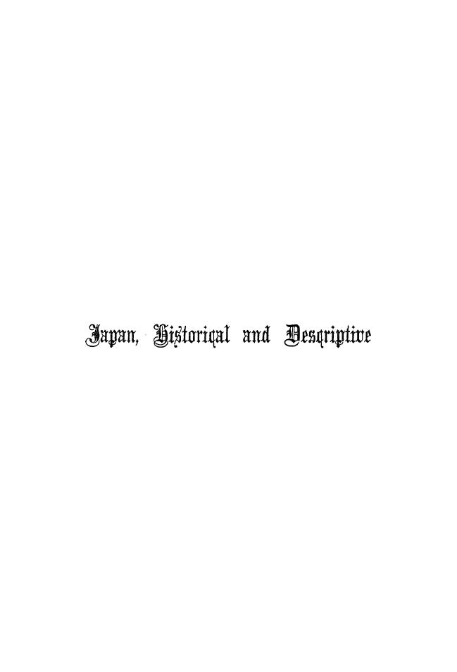 BY Charles H. EDEN, EDEN C.H. - Japan, historical and descriptive by 1877