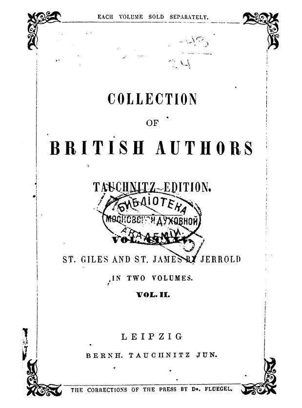 BY Douglas Jerrold - The history of st. giles and st. james  . vol. 2 by 1852