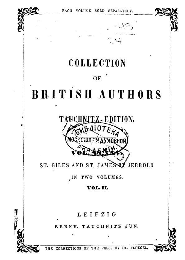 BY Douglas Terrold - The history of st. giles and st. james . vol. 2 by 1852