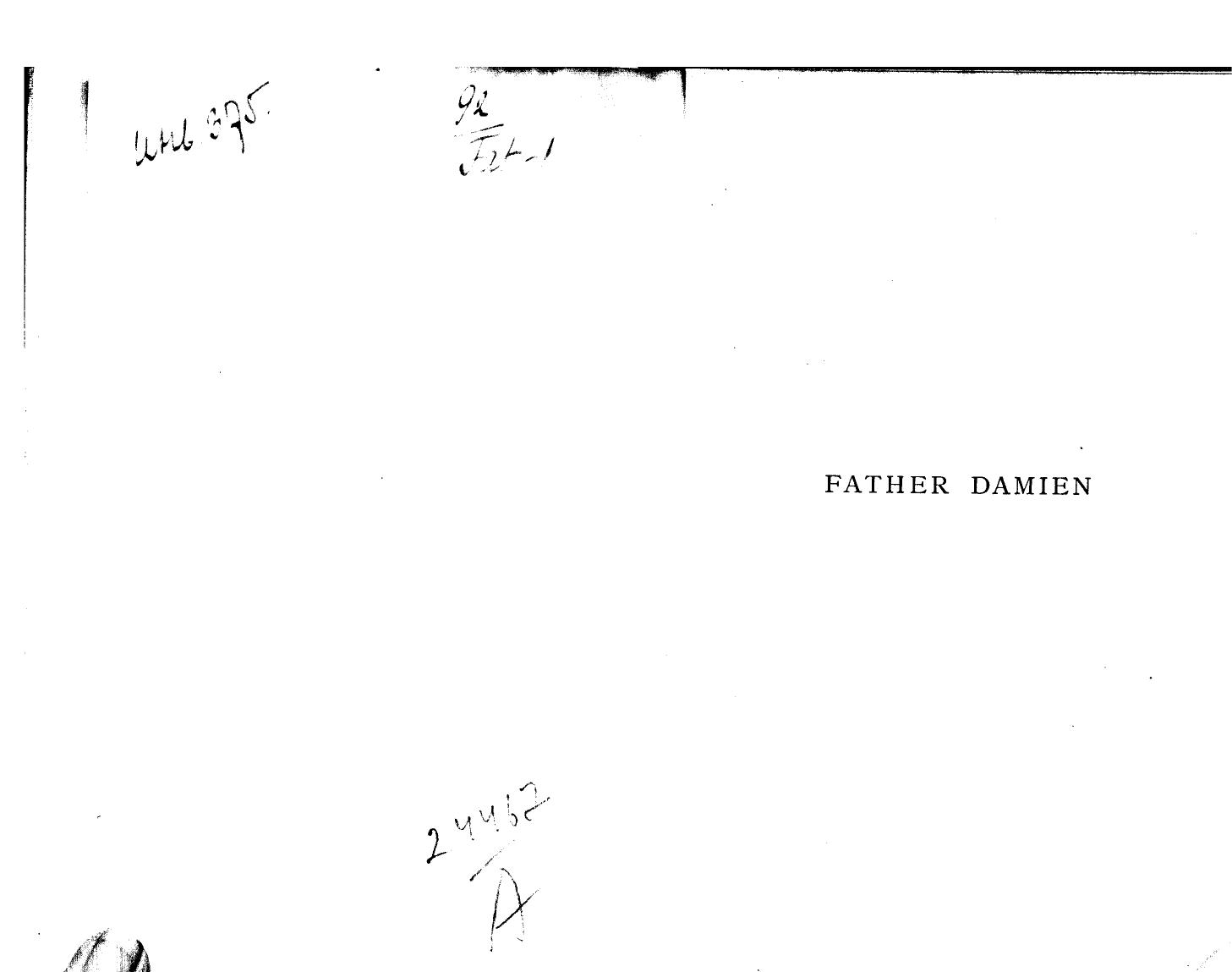 BY Edward Clifford, Clifford - Father damien by 1889