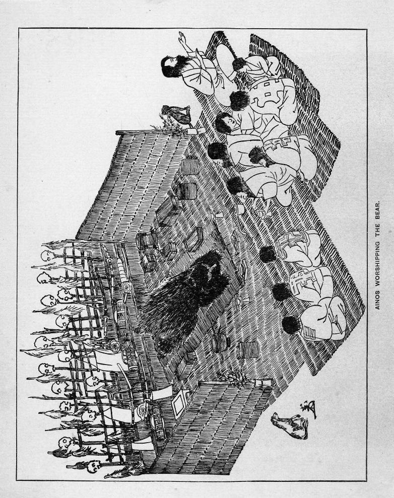 BY Edward Greey, 180 Illustrations BY Rinzo AND BY Ichiske Hamada Cover Designed AND Drawn BY THE Author - The bear-worshippers of yezo and the island of karafuto (saghalin) by 1884