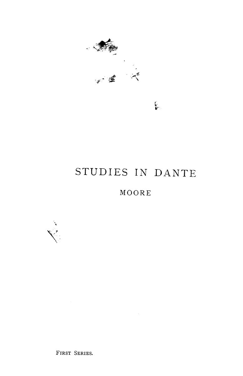 BY Edward Moore, Moore - Scripture and classical authors in dante by 1896