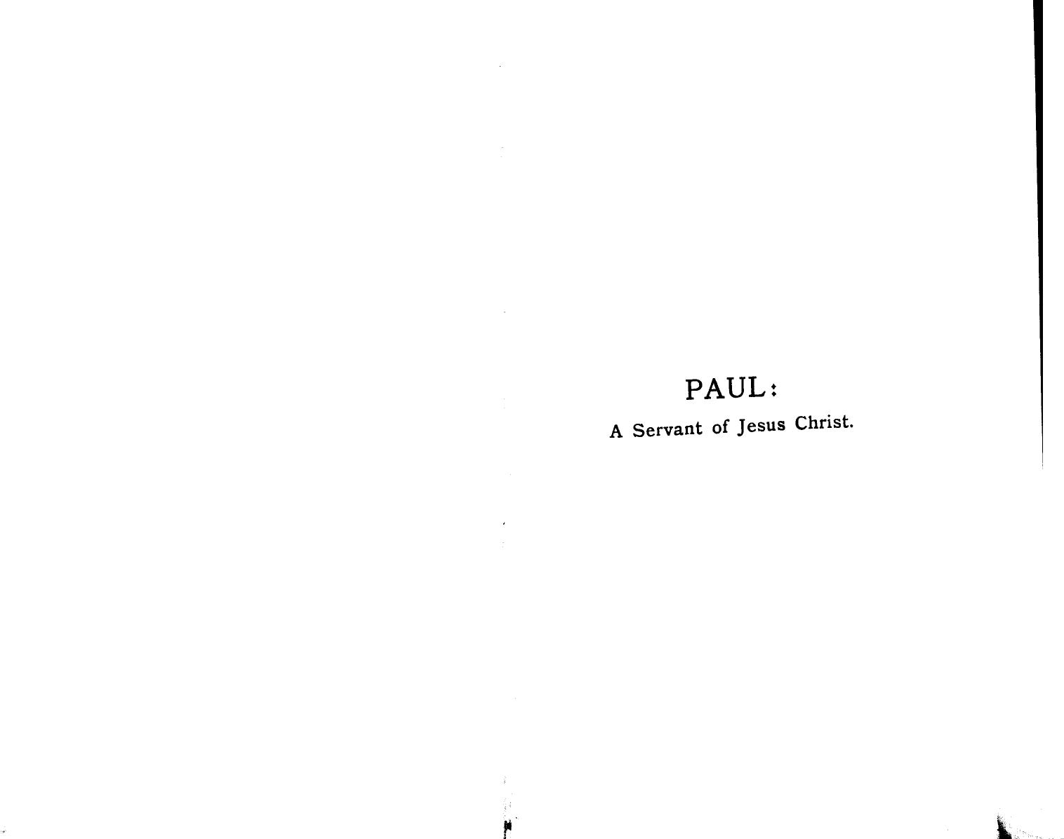 BY F.B. Meyer, Meyer F.B. by Paul a servant of jesus christ