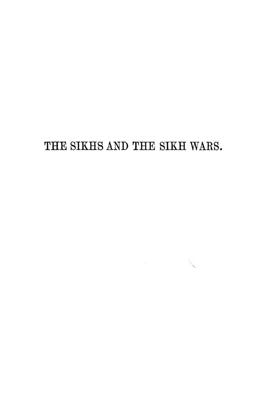 BY GEN. SIR Charles Gough AND Arthur D. Innes - The sikhs and the sikh wars by 1897